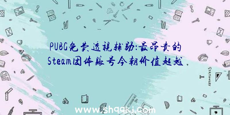 PUBG免费透视辅助：最昂贵的Steam团体账号今朝价值超越25万美元：值钱的不只仅是游戏