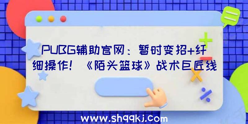 PUBG辅助官网：暂时变招+纤细操作！《陌头篮球》战术巨匠线下冠军的PF花式了解