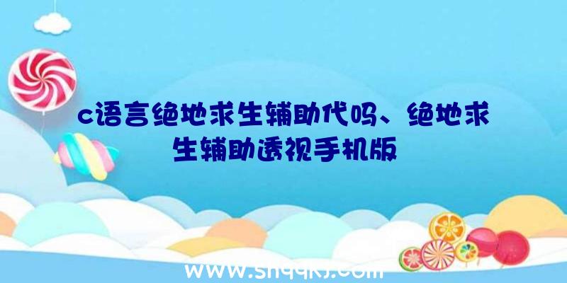 c语言绝地求生辅助代吗、绝地求生辅助透视手机版