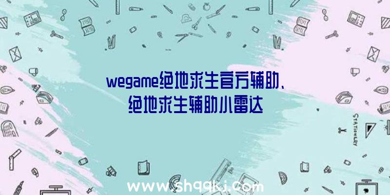 wegame绝地求生官方辅助、绝地求生辅助小雷达