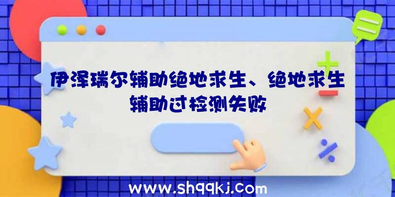 伊泽瑞尔辅助绝地求生、绝地求生辅助过检测失败