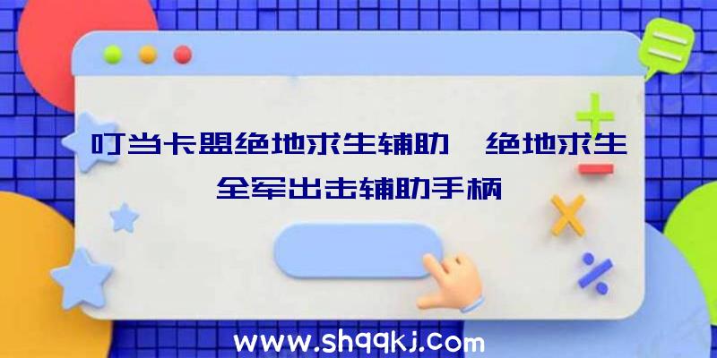 叮当卡盟绝地求生辅助、绝地求生全军出击辅助手柄