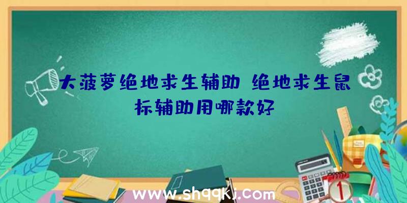 大菠萝绝地求生辅助、绝地求生鼠标辅助用哪款好