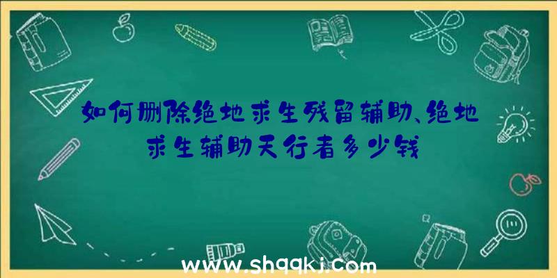 如何删除绝地求生残留辅助、绝地求生辅助天行者多少钱