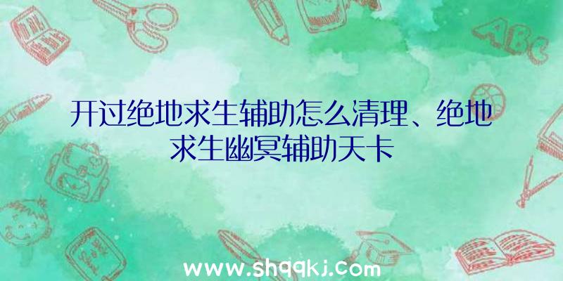 开过绝地求生辅助怎么清理、绝地求生幽冥辅助天卡