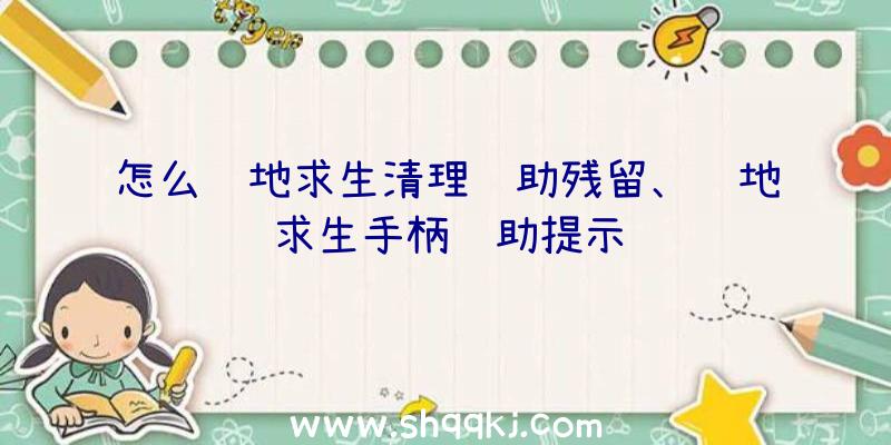 怎么绝地求生清理辅助残留、绝地求生手柄辅助提示