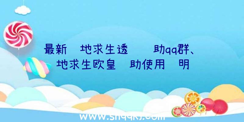 最新绝地求生透视辅助qq群、绝地求生欧皇辅助使用说明