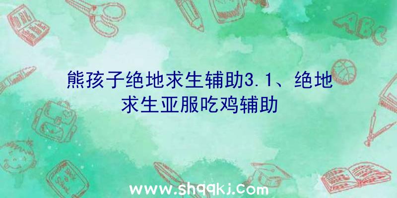 熊孩子绝地求生辅助3.1、绝地求生亚服吃鸡辅助