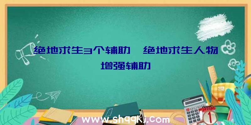 绝地求生3个辅助、绝地求生人物增强辅助