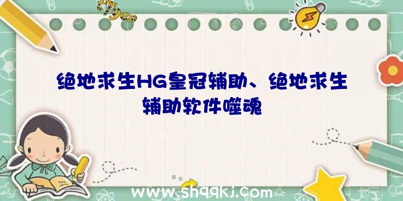 绝地求生HG皇冠辅助、绝地求生辅助软件噬魂