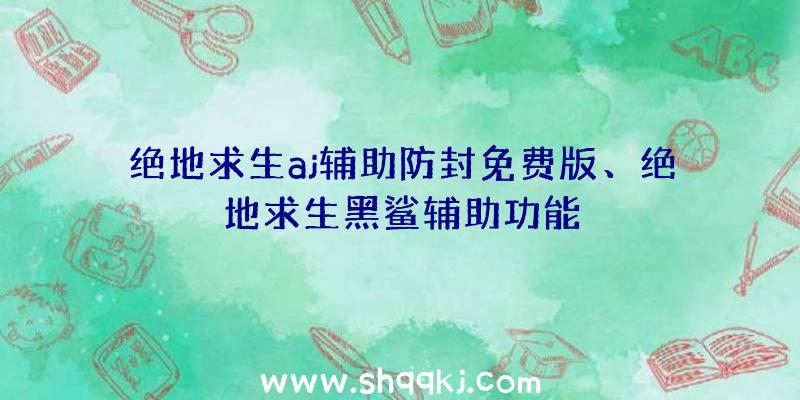 绝地求生aj辅助防封免费版、绝地求生黑鲨辅助功能