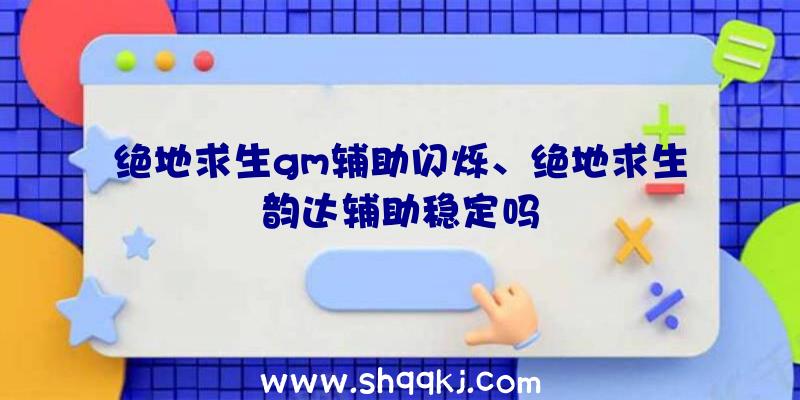 绝地求生gm辅助闪烁、绝地求生韵达辅助稳定吗