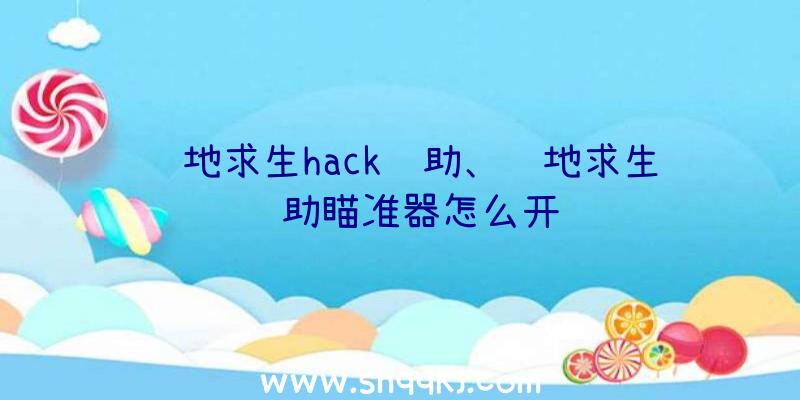 绝地求生hack辅助、绝地求生辅助瞄准器怎么开