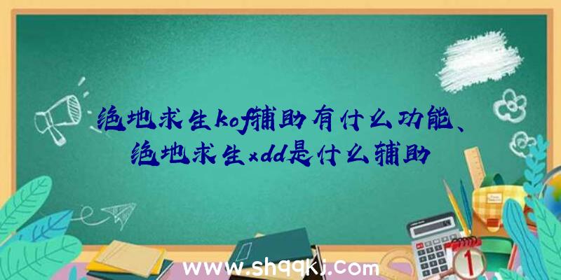 绝地求生kof辅助有什么功能、绝地求生xdd是什么辅助