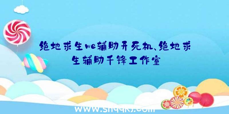 绝地求生we辅助开死机、绝地求生辅助千锋工作室