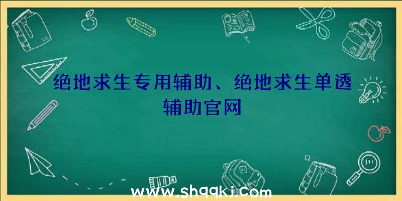 绝地求生专用辅助、绝地求生单透辅助官网