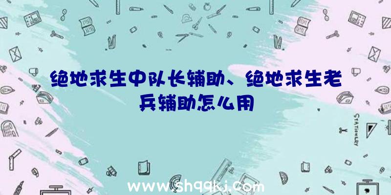 绝地求生中队长辅助、绝地求生老兵辅助怎么用