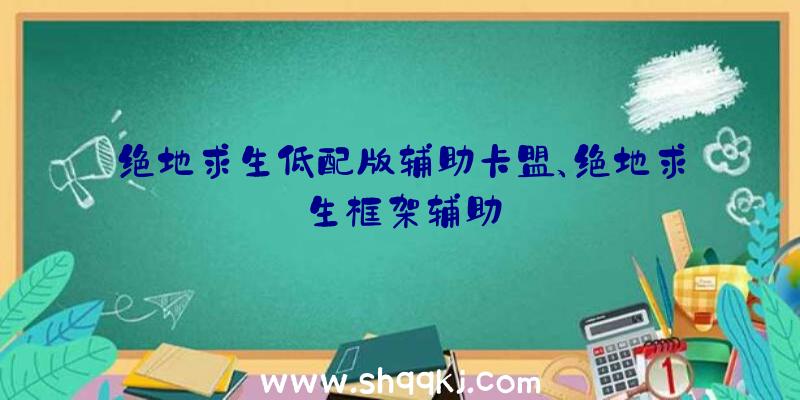 绝地求生低配版辅助卡盟、绝地求生框架辅助