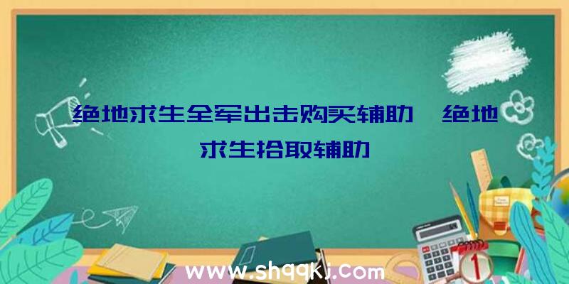 绝地求生全军出击购买辅助、绝地求生拾取辅助