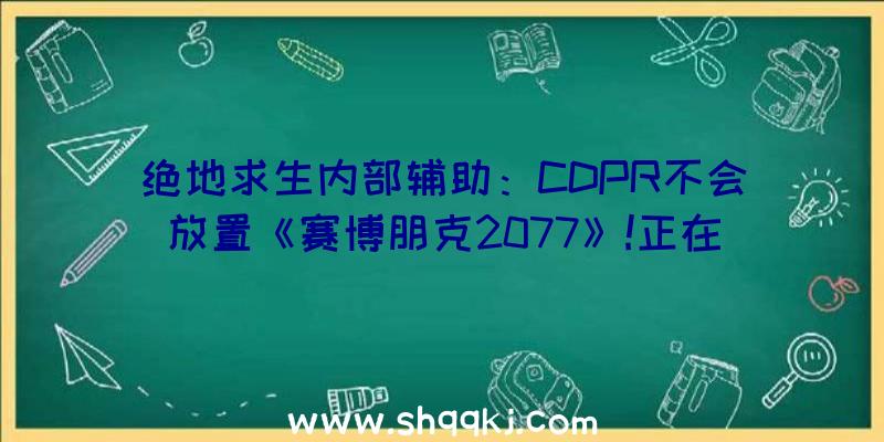 绝地求生内部辅助：CDPR不会放置《赛博朋克2077》!正在努力于修复游戏中的各类成绩