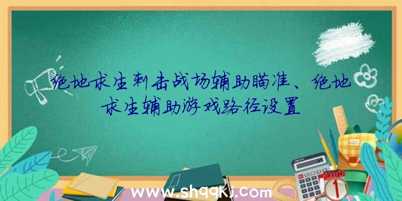 绝地求生刺击战场辅助瞄准、绝地求生辅助游戏路径设置