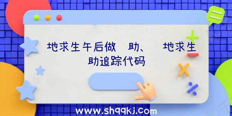 绝地求生午后做辅助、绝地求生辅助追踪代码