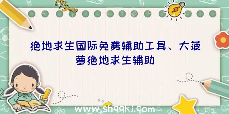 绝地求生国际免费辅助工具、大菠萝绝地求生辅助