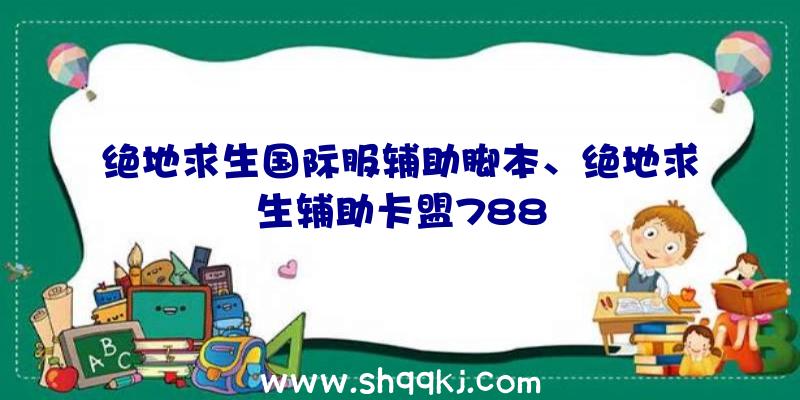 绝地求生国际服辅助脚本、绝地求生辅助卡盟788