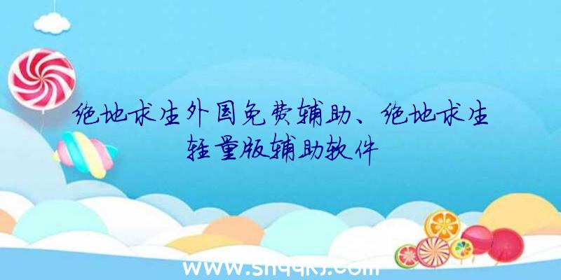 绝地求生外国免费辅助、绝地求生轻量版辅助软件