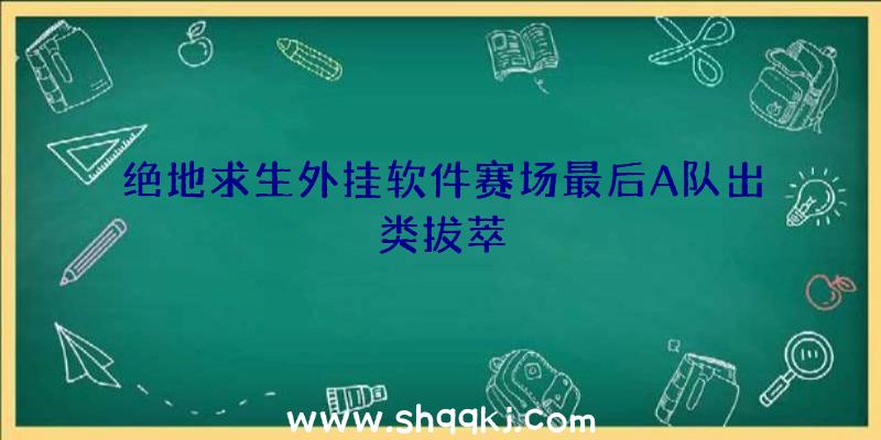 绝地求生外挂软件赛场最后A队出类拔萃