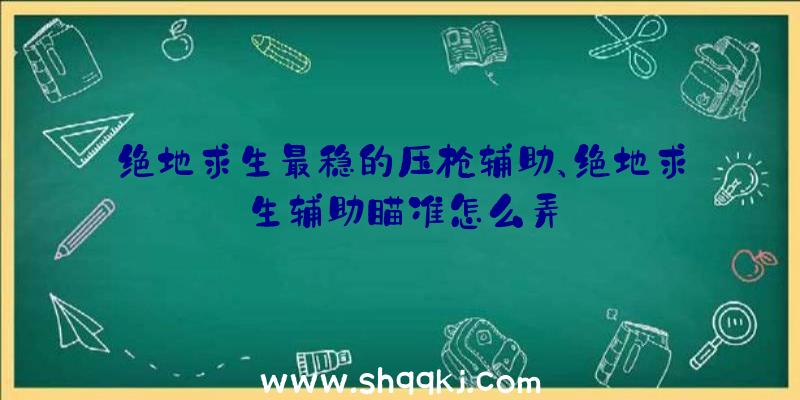 绝地求生最稳的压枪辅助、绝地求生辅助瞄准怎么弄