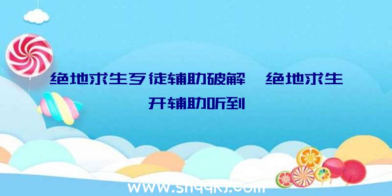 绝地求生歹徒辅助破解、绝地求生开辅助听到