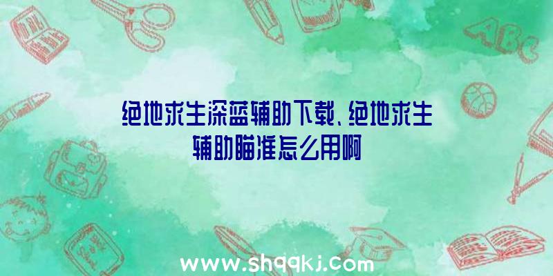 绝地求生深蓝辅助下载、绝地求生辅助瞄准怎么用啊