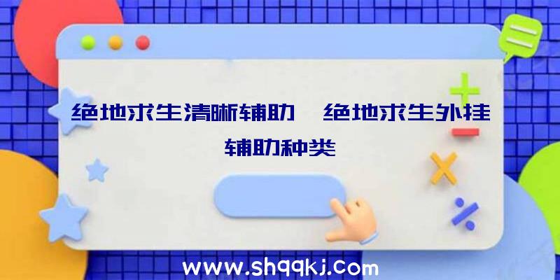 绝地求生清晰辅助、绝地求生外挂辅助种类