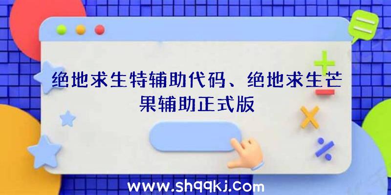 绝地求生特辅助代码、绝地求生芒果辅助正式版