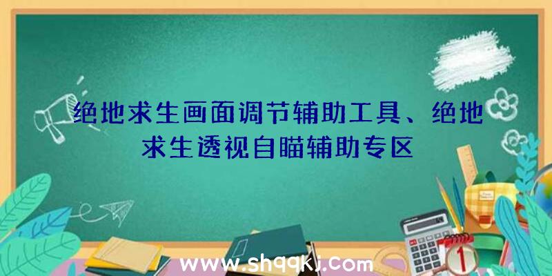 绝地求生画面调节辅助工具、绝地求生透视自瞄辅助专区