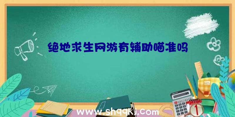 绝地求生网游有辅助瞄准吗