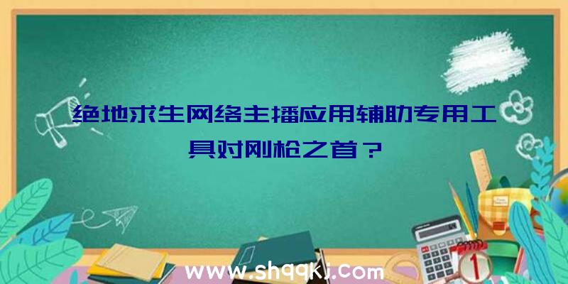 绝地求生网络主播应用辅助专用工具对刚枪之首？