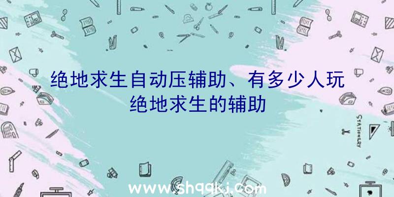 绝地求生自动压辅助、有多少人玩绝地求生的辅助