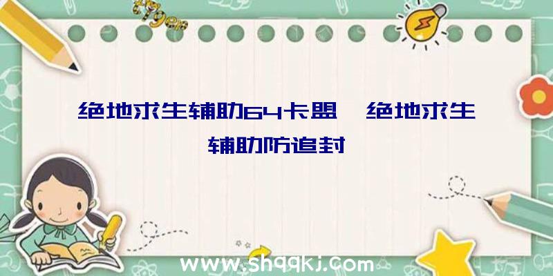 绝地求生辅助64卡盟、绝地求生辅助防追封