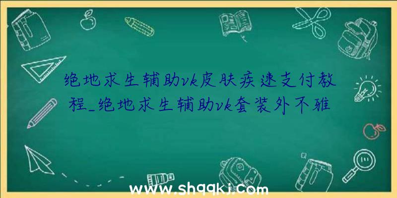 绝地求生辅助vk皮肤疾速支付教程_绝地求生辅助vk套装外不雅一览