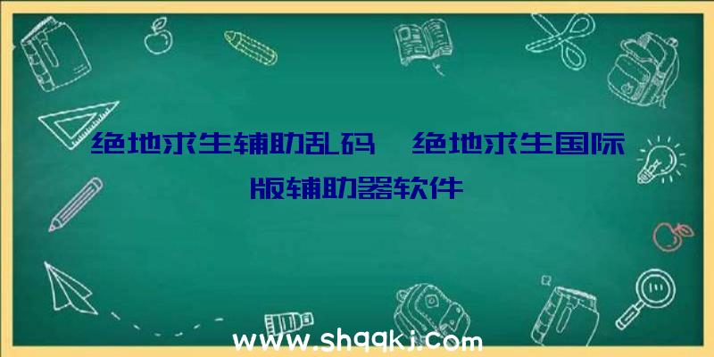 绝地求生辅助乱码、绝地求生国际版辅助器软件