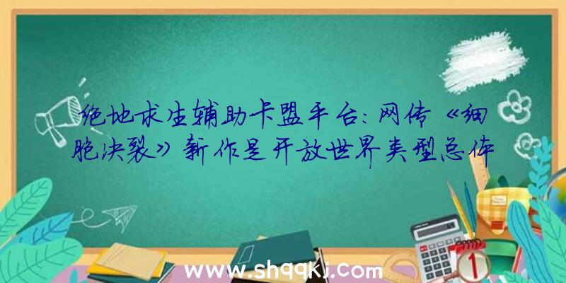 绝地求生辅助卡盟平台：网传《细胞决裂》新作是开放世界类型总体弄法相似增强潜行要素的“刺客信条”