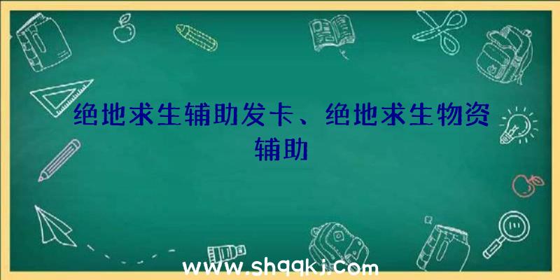 绝地求生辅助发卡、绝地求生物资辅助