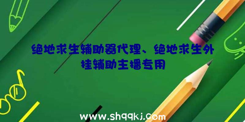 绝地求生辅助器代理、绝地求生外挂辅助主播专用