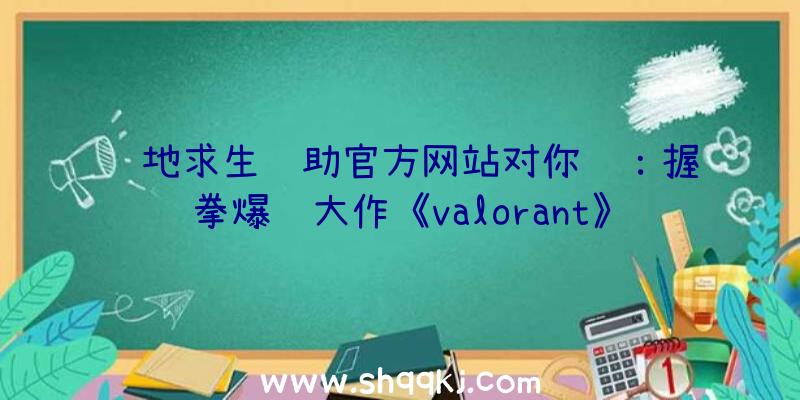 绝地求生辅助官方网站对你说：握拳爆红大作《valorant》哪些配备可以玩，账户怎样申请？