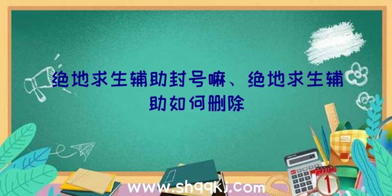 绝地求生辅助封号嘛、绝地求生辅助如何删除