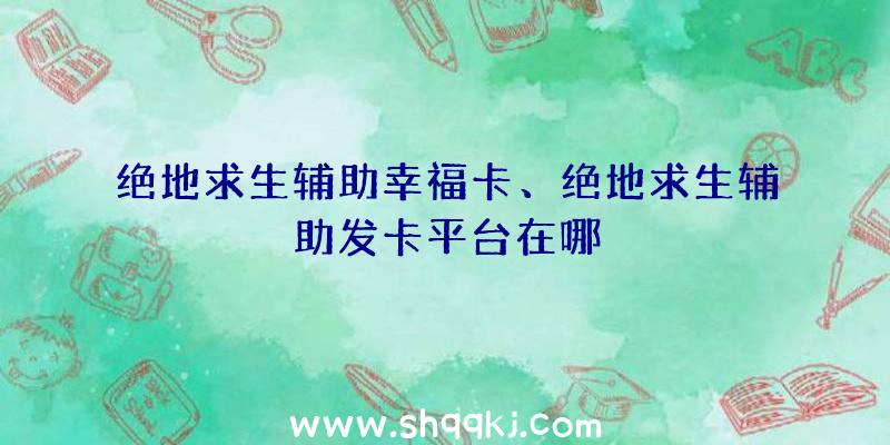 绝地求生辅助幸福卡、绝地求生辅助发卡平台在哪