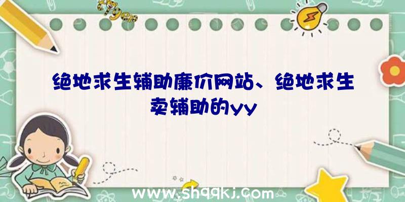 绝地求生辅助廉价网站、绝地求生卖辅助的yy