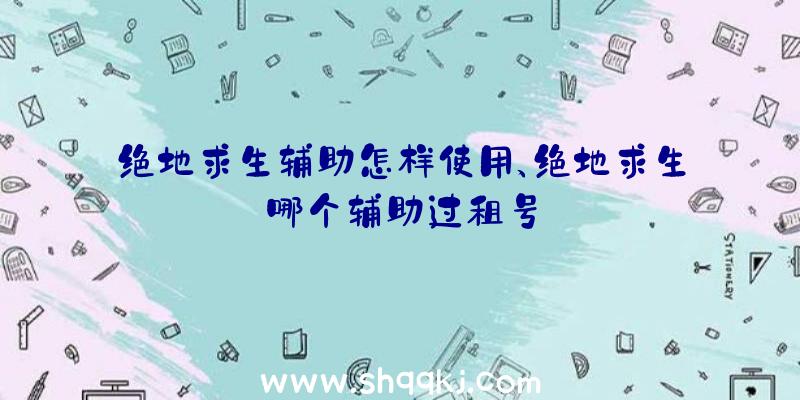 绝地求生辅助怎样使用、绝地求生哪个辅助过租号